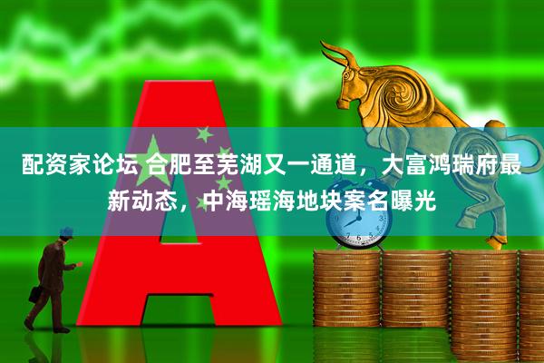 配资家论坛 合肥至芜湖又一通道，大富鸿瑞府最新动态，中海瑶海地块案名曝光